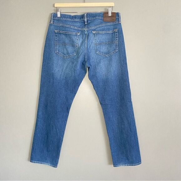 Lucky Brand 121 Slim Blue Straight Leg Denim Jeans Mens Size 33x30 - Picture 2 of 7